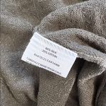 Eileen Fisher  Dark Green Loden Sequin Cropped Cardigan Silk Cotton Size XS Photo 4