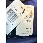 David Meister NWT Blue One Shoulder Jeweled Gown - Size 22 Photo 4