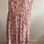 Agnes & Dora NWT Women's  Pink Floral Maxi‎ Dress Size XL Godiva Photo 0
