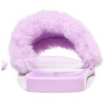 Circus by Sam Edelman slide sandal or slippers faux fur lilac size 5M NIB Photo 2