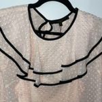 Maxsport light pink and black babydoll ruffle dress Size Small Photo 2