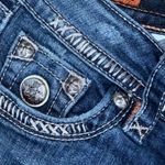 Rock Revival Mid Rise Céline Easy Capri Jeans Size 27 #69 Photo 1