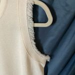FATE. Cream fringe tank top- M Photo 5