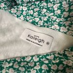 Kaileigh Size M Green Floral Tasha Knit Dress Casual Stretch Beach Coastal Comfy Photo 10