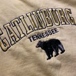 Pacific & Co. Yellow Gatlinburg Tennessee Crewneck Sweater Small Oversized EUC Photo 2