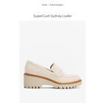 Maurice's SuperCush Sydney Loafers Preppy 90s Style Shoes Women’s Sz 6 In Cream Photo 9