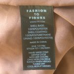 Fashion to figure  Faux Leather Pleather Fringed Jacket Size 2 Brown Pleather Photo 6