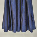 J.R. Nites by Caliendo Taffeta Maxi Skirt Womens 10 Blue Pleated A Photo 11