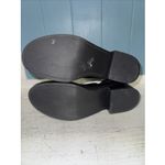 Steve Madden Gloryy Chelsea Boot Black Leather Pull On Ankle Bootie Size 7.5 Photo 6