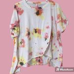 Grayson Threads GRAYSON / THREADS black label size small hi low t-shirt ink spot print casual Photo 8