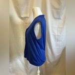 New Directions Royal Blue Sleeveless Blouse Size M Photo 1