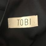 Tobi  navy blue long sleeve cross back dress Photo 2