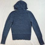 Gap 1969 XS Blue Knit Button Hoodie Sweater Limited Edition Y2K Cozy Aesthetic Photo 3