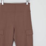 Athleta  Delancey Straight Cargo Pant Womens XS Brown High Rise Trousers Stretch Photo 2