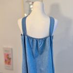 NWT Emery Rose Women's Western Denim Sleeveless Halter Mini Dress Size M NEW! Blue Size M Photo 3