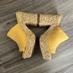 Lulus Ervyn Suede Raffia Platform Slide Sandals Photo 5