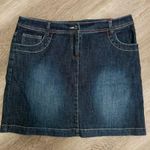Boden Denim Mini Skirt Size 14 Photo 0