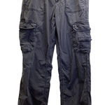 American Eagle  Size 6 Dark Gray Cargo Pants, Preloved Photo 0