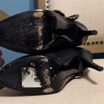 Juicy Couture  Black Ankle Booties with Gold Accents, Size 10M Photo 13