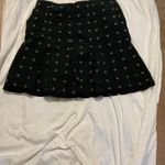 Cynthia Steffe  Black Skirt with Lattice Pattern and Tule Edging Size 14 Photo 1