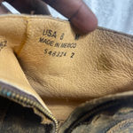 Shyanne  Madison Side Zipper chunkyBooties Size 8 ankle distressed  rodeo western Photo 6