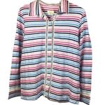 Kate Spade White Striped Button Up Long Sleeve Pajama Top New M Photo 1