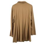 J. Jill Ponte Knit Cardigan Blazer Jacket Caramel Tan Women XL Tall One Button Tan Photo 2