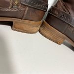 UGG  Langton Moto Boot Chocolate Brown Nubuck Leather Size 10 Photo 7