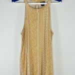 Torrid  Yellow White Tank Sleeveless Halter Top High Neck Shirt Women's Size 1 Photo 1