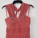 BCBGeneration  Coral Maxi Dress Formal‎ Evening Wear Lined Size 10 HOCO Event Photo 1