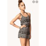 Forever 21 Black Tan Tribal Strappy Back Playsuit Photo 66