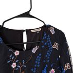 JessaKae Floral & Butterfly Embroidered Dress Black Size M Photo 2