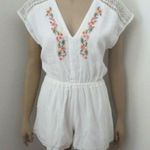 Abercrombie & Fitch Abercrombie floral embroidered romper Photo 2
