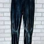 Spanx Sequin Front Faux Leather Back Black Leggings Style 20189R Size M Photo 5
