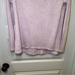 Others Follow Purple Scoop Neck Lace Crochet Accent Split Back Blouse size M Photo 6