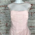 White by Vera Wang Dress Sleeveless Sz 16 Dance Party Prom Cocktail Formal Drape Photo 1