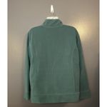 IZOD Fleece Jacket Womens Large Green Full Zip Pockets Cozy Outdoor Pullover Photo 4