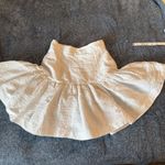 Dolce & Gabbana  Mini Skirt Womens 6 (EU 36) White Cotton Blend Textured Designer Photo 5