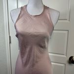 House of Harlow  1960 Classic Light Pink High Neckline Back Tie Maxi Dress Size S Photo 2