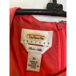Talbots Petites Pink Silk Short Sleeve Shift Dress Vintage Y2K Mini Sz 10P Photo 1