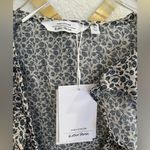 & Other Stories NWT & Other Stories Paris Atelier Ruffle Neck Wrap Top Blue Cream 4 Photo 3