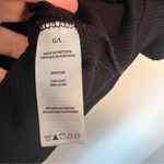 Garage  Ribbed Crop Top Black Bow Cut Out Photo 6