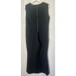 Spanx The Perfect Jumpsuit Flared Sleeveless V Neck Jumpsuit in Black sz. LP Photo 4