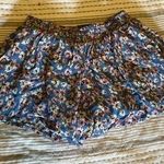 Olivaceous  Floral Shorts, boho size small womens. 

Gently worn, periwinkle, Photo 0