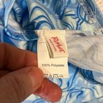 Romwe Halter Top Cropped Summer Blue Swirls Summer Beach Photo 5