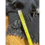 Celebrity Pink  Black Exposed Button Cutoff Shorts Distressed Frayed Size 21/35 Photo 9