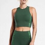 Athleta  Conscious Crop Serene Green Camo Sports Bra D-DD Cup Size 3X Photo 0