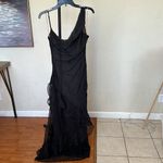 House Of CB  'Malila'‎ Black Ruffle Sheer Maxi Dress NW S Photo 4