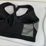 Avia  Sz Large Black Grey Zip Up Mesh Sports Bra Photo 5