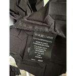 Limited Ronen Chen Organza Cardigan Shawl Woven Long Size M Black Artsy Formal​ Size M Photo 2